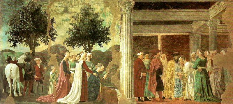 Piero della Francesca legend of the true cross Spain oil painting art